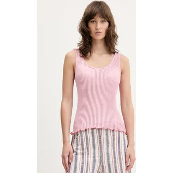 Hedvábný top Stine Goya SG.SS25.T059.2355 růžová 30X, vel. M