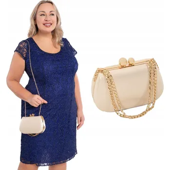 Kabelka Zlatá kabelka se zlatým zapínáním UNI.