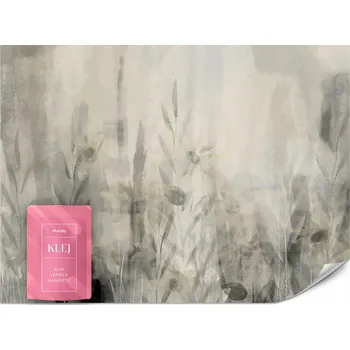 Fototapeta FOTOTAPETA DO OBÝVÁKU LOŽNICE ABSTRAKCE KVĚTY ROSTLINY LISTY BOHO 250x175