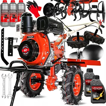Kultivátor Kultivátor Venom benzínová 120 cm dieselový motor 296 cm3, hloubka 360 mm