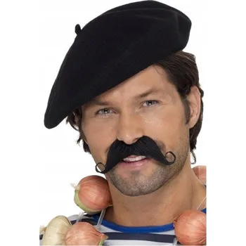 Čepice ČEPICE černá BERET UMĚLCE malíře UMĚLEC