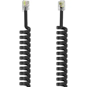 Hama telefonní kabel [1x RJ11 zástrčka 4p4c - 1x RJ11 zástrčka 4p4c] 1.5 m černá