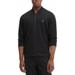 GUESS Černá pánská mikina na zip Truck Interlock L