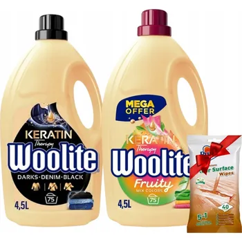 Prací gel Tekutý prací prostředek na barevné prádlo Woolite 9,1 l