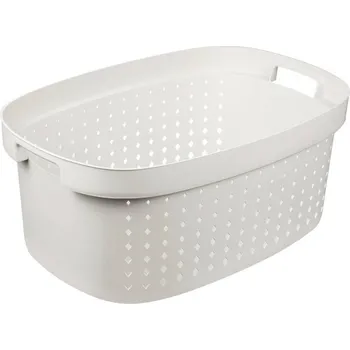 Koš na prádlo Koš na prádlo 42 l Team Plast Seoul bílý - praktická řešení a jedinečný design