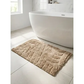 Koupelnová předložka Sinsay - Koupelnová předložka s reliéfním vzorem - hnědá - 370GK-88X - 370GK-88X-ONE