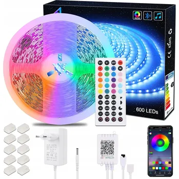 LED páska LED RGB pásek 10m ALED LIGHT + dálkový ovladač