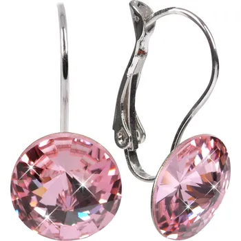 Náušnice Levien Elegantní náušnice Rivoli Light Rose + 2 měsíce na vrácení zboží