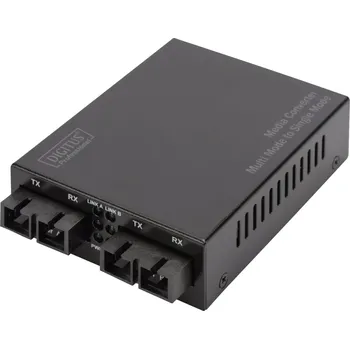 Switch Digitus DN-82124 IEEE 802.3z 1000BASE-SX, SC Duplex konvertor médií 1000 MBit/s