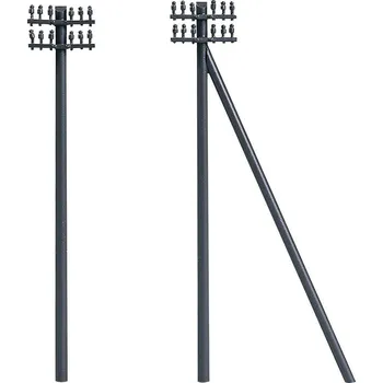 Modelová železnice Auhagen 43586 TT telegrafové stožáry, sada 12 ks Příslušenství