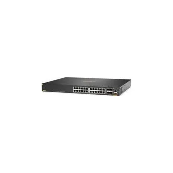 Switch HPE Aruba 6300F 24-port 1GbE Class 4 PoE a 4-port SFP56 Switch JL666A
