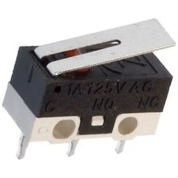 vypínač Mikrospínač MSW-22, ON-ON 1pol.125V/1A s páčkou