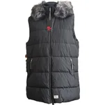 RED SPOT DÁMSKÁ DLOUHÁ PROŠÍVANÁ VESTA ČERNÁ XXL