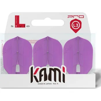 Šipka Letky na šipky L-Style Champagne Kami, L3, Shape, fialové