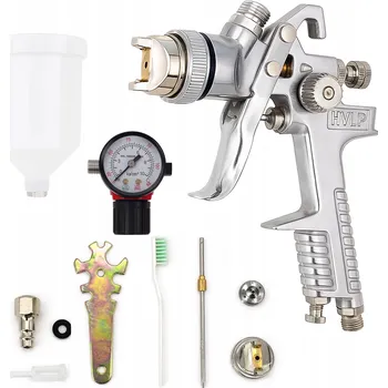 Stříkací pistole Lakovací pistole HVLP 600ml tryska 1.4/1.7/2.0mm