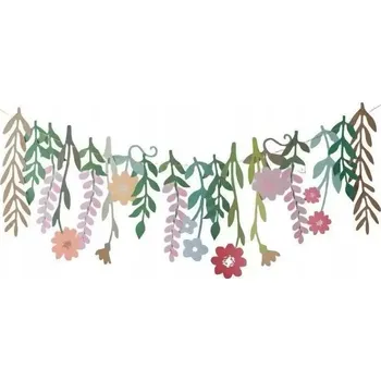 Girlanda Banner květiny dekorace 250 cm závěsná květinová dekorace