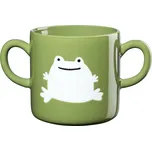 Porcelánový hrnek s uchem 250 ml žába KIDS ASA Selection - zelený