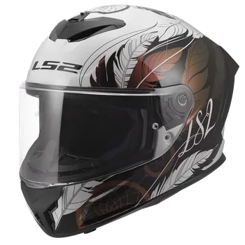 Helma na motorku LS2 FF820 RAPID III BOHO WHITE BLACK PINK L