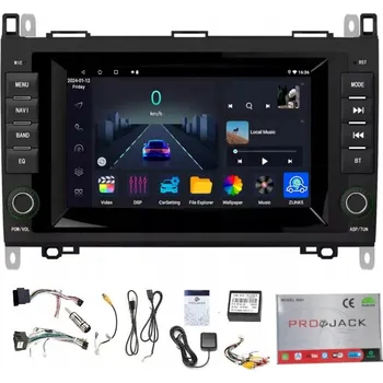 Auto Hi-Fi Autorádio Projack s GPS navigací, Bluetooth, 8 palců