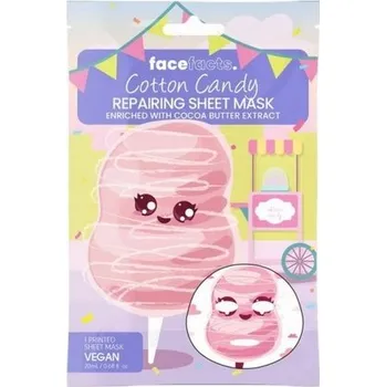 Pleťová maska FACE FACTS pleťová maska v plátýnku COTTON CANDY regenerační
