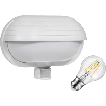 Nástěnné svítidlo Nástěnné svítidlo Maclean, s PIR čidlem, max. 60W, 180°, MCE33 W + LED 8W