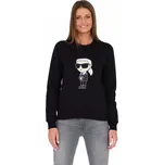 KARL LAGERFELD Černá mikina Ikonik 2.0 S