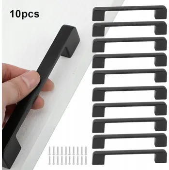 Obraz 10 x UCHWYT MEBLOWY UCHWYT PRO NÁBYTEK ZÁSUVKY SKŘÍŇKY 128MM KLIKA MADLO