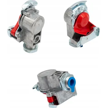 Příslušenství ke kompresoru Pneumatická přípojka M16 červená s filtrem