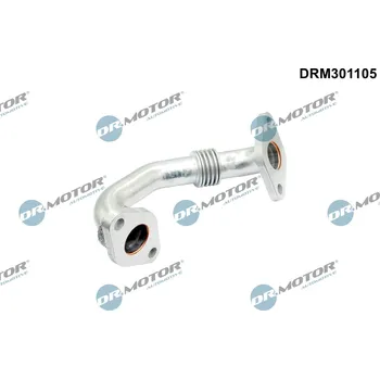 Motor automobilu Potrubí pro AGR - EGR ventil Dr.Motor Automotive DRM301105