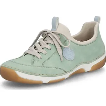 Dámské polobotky Dámské polobotky RIEKER 55950-52 zelená S6 43