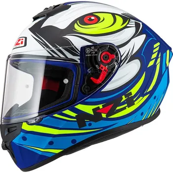 Helma na motorku Integrální přilba NZI TRENDY 2 OCELO modro-žlutá Velikost: XXL