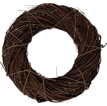 Věnec Hnědý ratanový věnec Riet VII L – 50x12 cm
