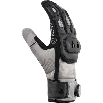 Moto rukavice Textilní motocyklové rukavice Knox ORSA IV White Camo Velikost: XL
