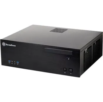 PC skříň Silverstone SST-GD04B, Malá černá počítačová skříň (SST-GD04B USB 3.0)