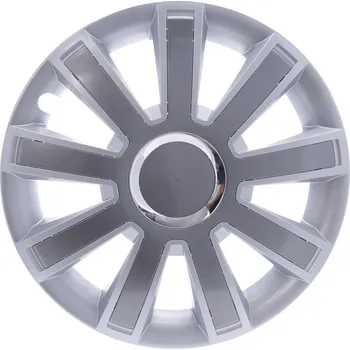 Kryty kol LEOPLAST FLASH 16" stříbrno-grafitové, sada 4ks