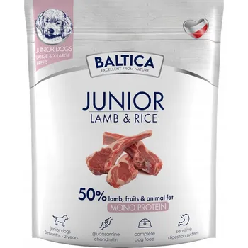 Krmivo pro psa BALTICA JUNIOR LAMB & RICE JEHNĚČÍ S RÝŽÍ 1kg ŠTĚŇATA A MLADÍ PSI