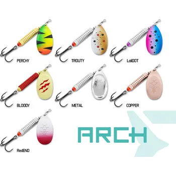 Umělá nástraha Rotačka Delphin ARCH velikost 3/ 10 g barva: 10g/Vel.3/METAL