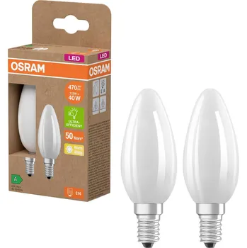 Žárovka OSRAM HOMELIGHTING 4099854253805 LED Energetická třída (EEK2021) A (A - G) E14 svíčkový tvar 2.2 W = 40 W teplá bílá (Ø x v) 35 mm x 35 mm 2 ks