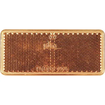 Přívěs k motorovému vozidlu SecoRüt Pravoúhlý reflektor Hranatý oranžová (d x š) 90 mm x 40 mm