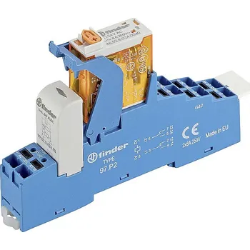 Relé Finder 4C.P2.8.012.0060 vazební relé 12 V/AC 8 A 2 přepínací kontakty 1 ks