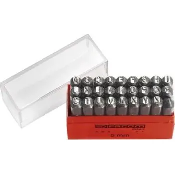 Sada nářadí Sada pro vyrážení písmen 6mm x , počet kusů: 26, obsah sady: Letters A to Z Facom