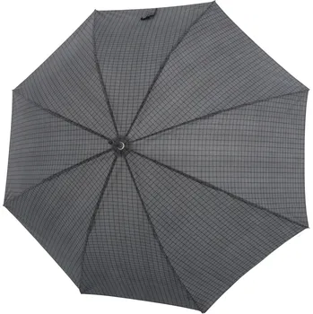 Deštník Doppler, Deštník automatický Stockholm, kostkovaný, šedý - Formadore