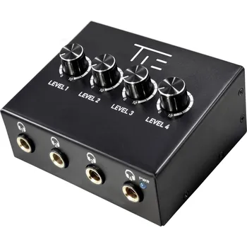 DJ technika Tie Studio 4 Kanal sluchátkový zesilovač černá