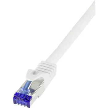 Datový kabel LogiLink C6A061S RJ45 USB kabel CAT 6A S/FTP 3.00 m bílá 1 ks