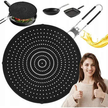 Pánev SILIKONOVÝ KRYT PROTI STŘÍKÁNÍ NA PÁNEV UDRŽUJE ČISTOTU 32 CM