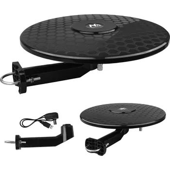 Televizní anténa Maclean DVB-T/T2 HEVC všesměrová anténa, aktivní, standardní, USB 5V, MCTV-102