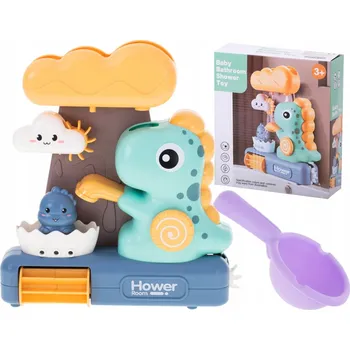 Hračka pro nejmenší Hračka do vany Ikonka Koupelnová sprcha s dinosauřím navijákem