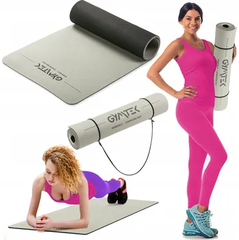 podložka na cvičení PODLOŽKA NA CVIČENÍ PILATES GYMNASTICKÁ KARIMATKA TPE 0,6 CM GYMTEK