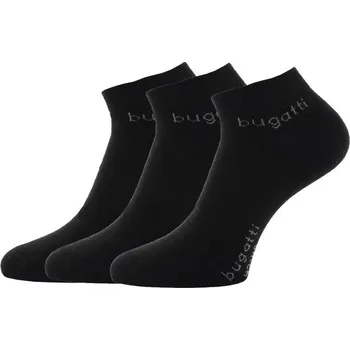 Pánská obuv Bugatti černé nízké ponožky 3 páry 6765 - 39-42 | P643580