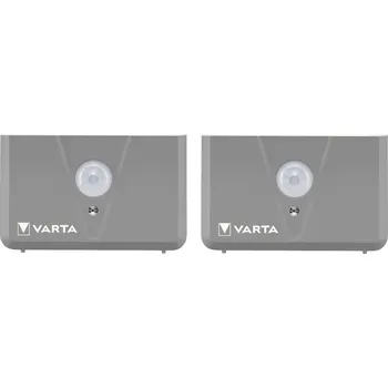 Svítilna Varta 16634101402 Motion Sensor Outdoor Light Twin LED campingové osvětlení 40 lm na baterii 60 g šedá